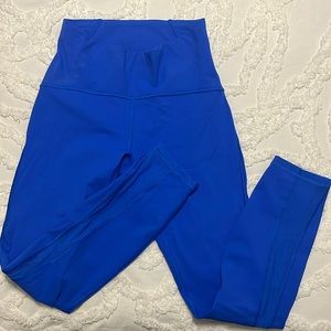 Royal blue Lululemon 25in inseam leggings